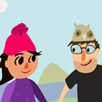 Vector Graphics - Happy Couple